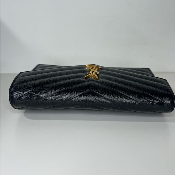 Saint Laurent YSL Cassandre Envelope WOC Wallet on Chain Leather Bag Purse - Picture 9 of 15